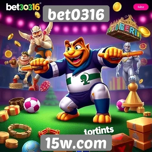 Variedade de jogos disponíveis na plataforma bet0316